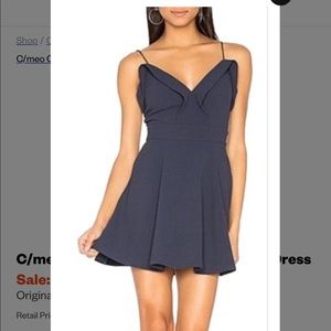 C/MEO COLLECTIVE Navy Blue Dress
